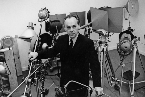 György Kepes at the opening of CAVS at MIT 1967 photo: Ivan Massar