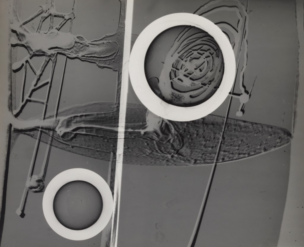 György Kepes, 1906-2001 Bas Relief with Circles c. 1939-40 Photograph, gelatin silver print on paper, 281 x 348 mm © estate of György Kepes