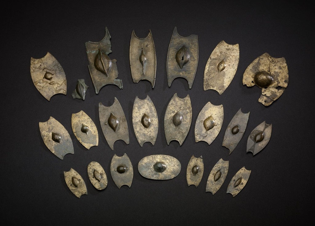 Miniature Iron Age shields Salisbury © The Trustees of the British Museum