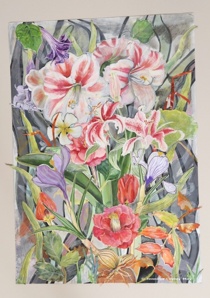 Floral Bouquet collage 